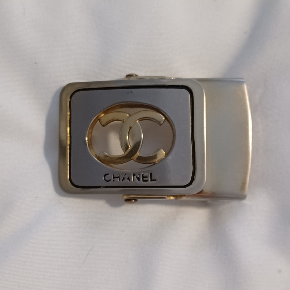 Chanel Gold and Silver Women's Belt Buckle